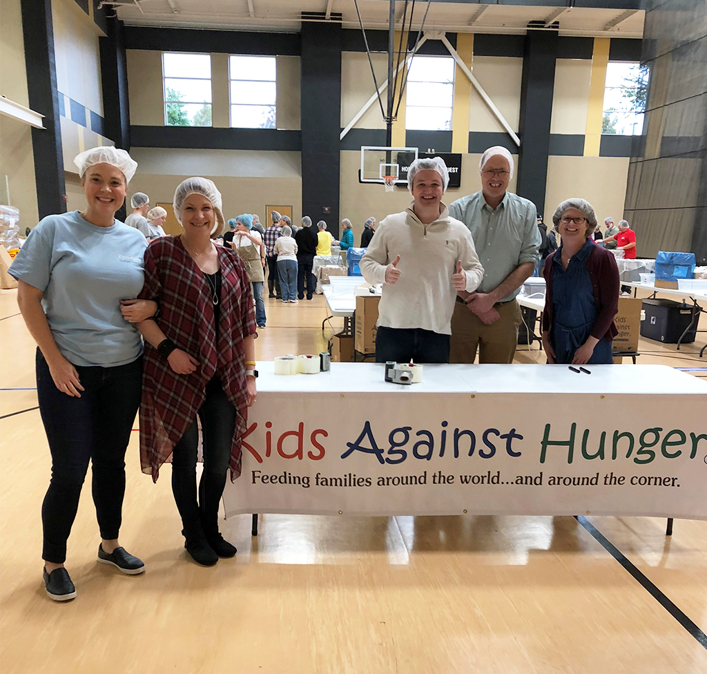 Premium employees supporting Kids Against Hunger