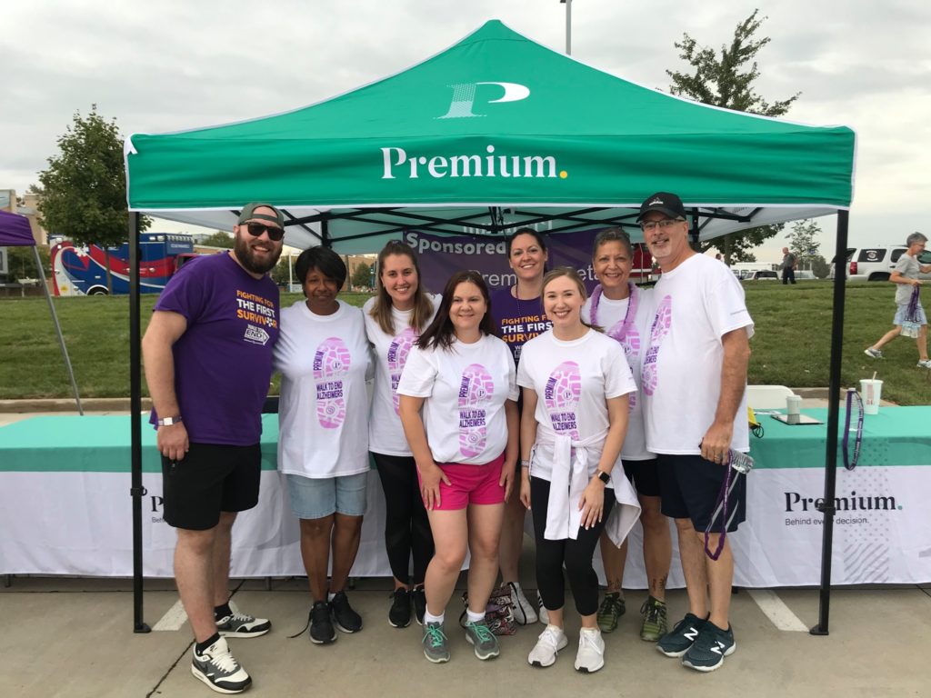 Premium employees at the Walk to End Alzheimers
